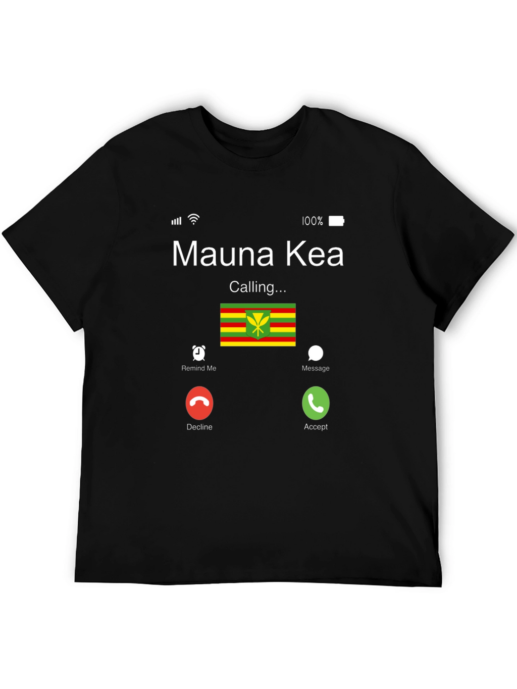 Mauna Kea Calling Graphic T-Shirt