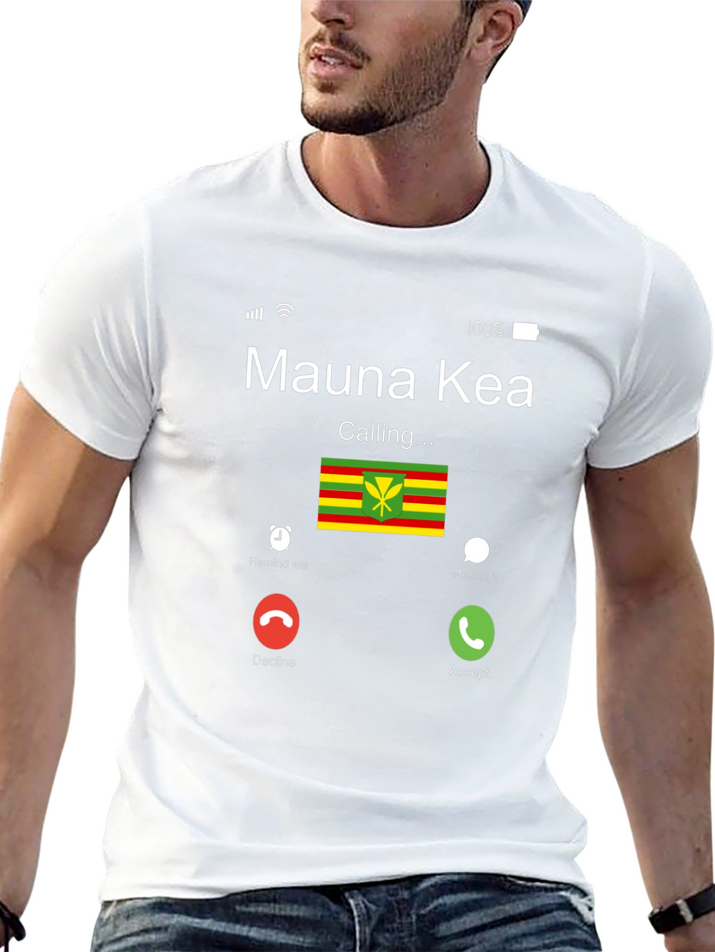 Mauna Kea Calling Graphic T-Shirt