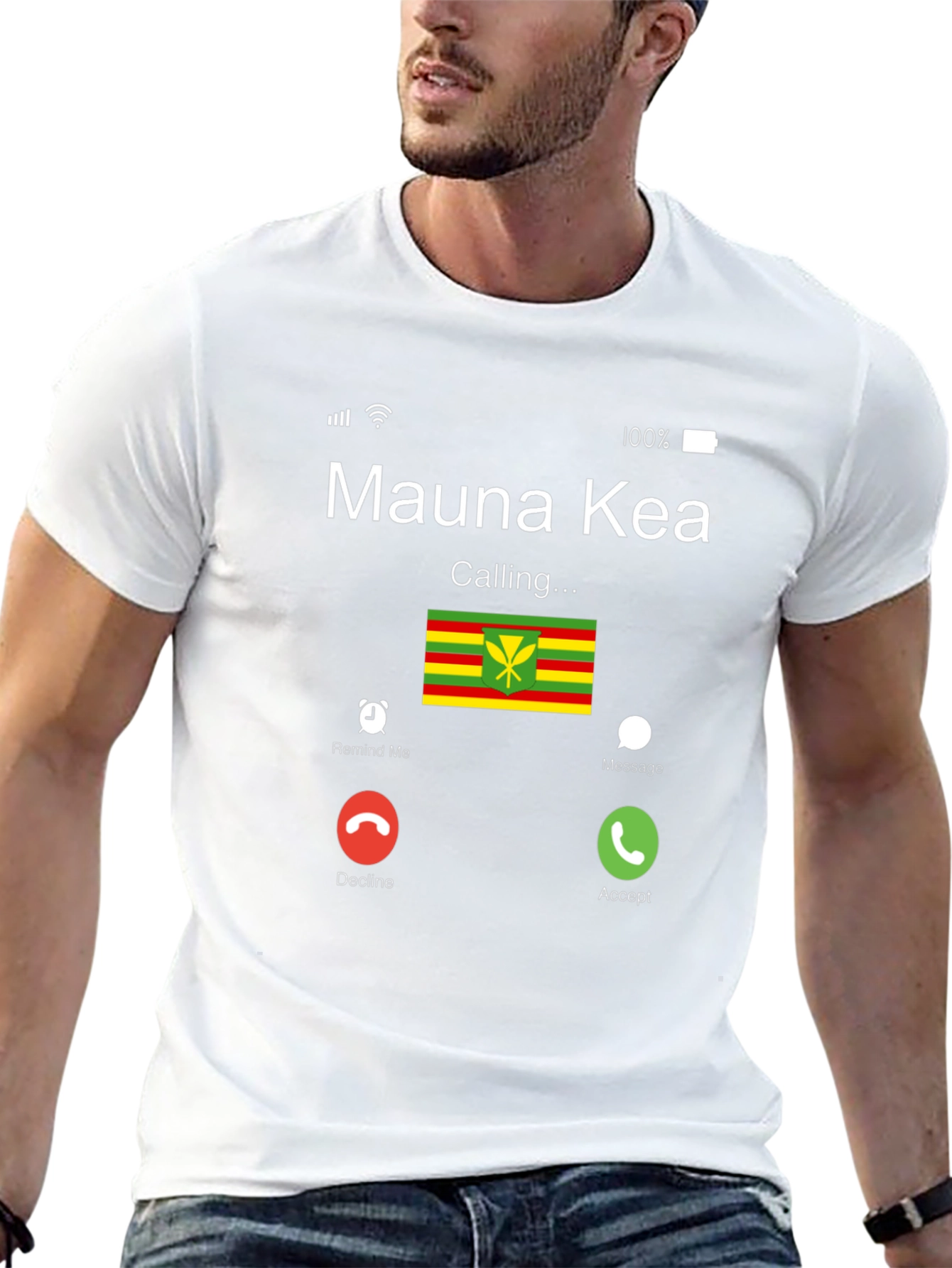 Mauna Kea Calling Graphic T-Shirt