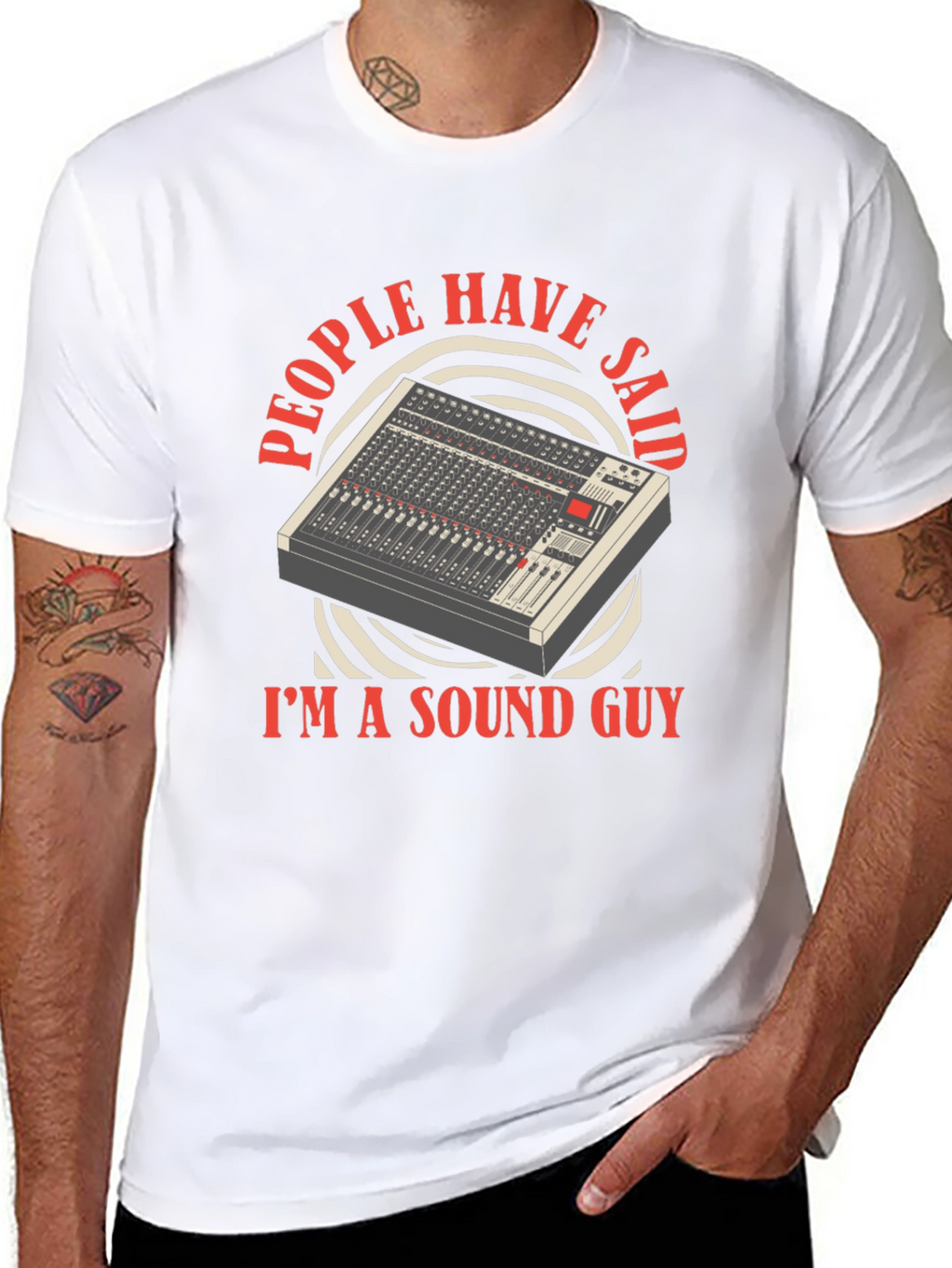 Sound Guy Graphic Tee - Audio Engineer T-Shirt