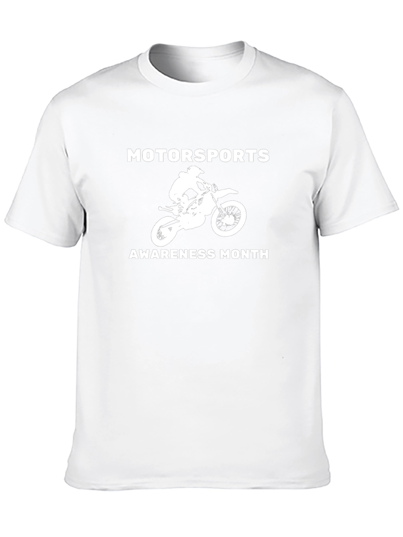 Motorsports Awareness Month Black T-Shirt
