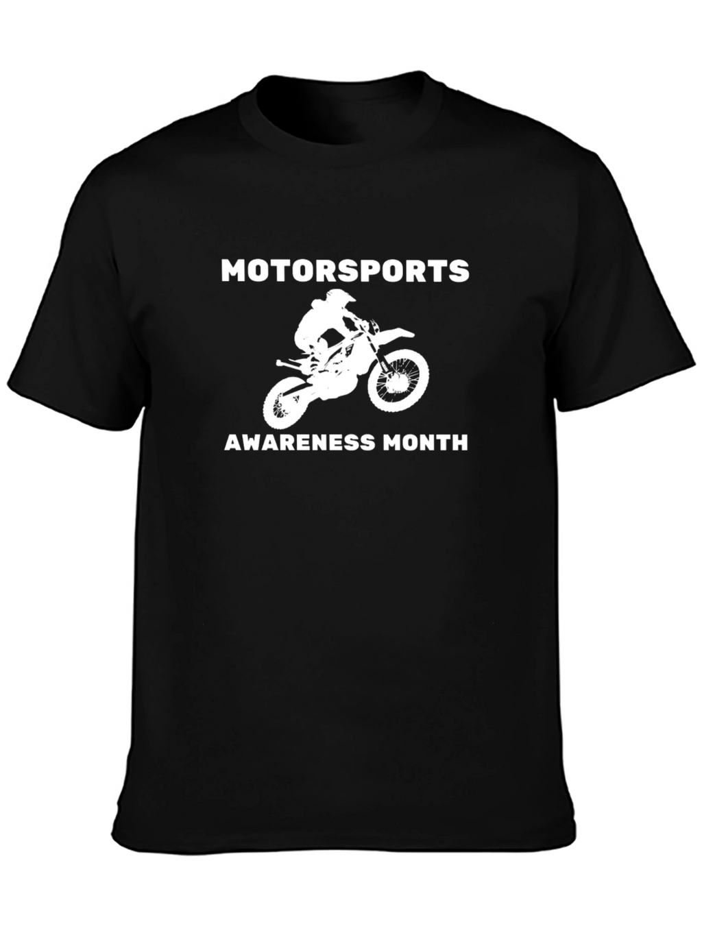 Motorsports Awareness Month Black T-Shirt