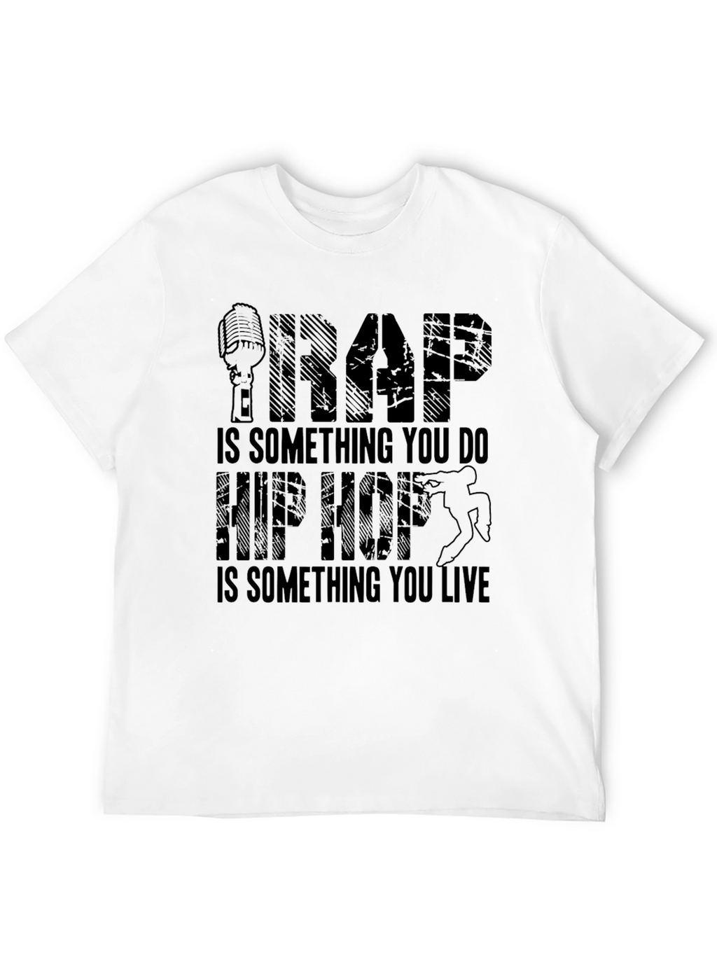 Trap vs Hip Hop Graphic T-Shirt