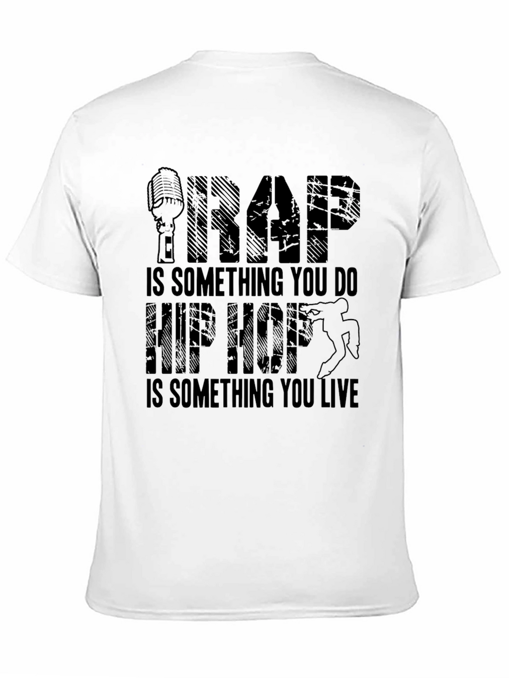 Trap vs Hip Hop Graphic T-Shirt