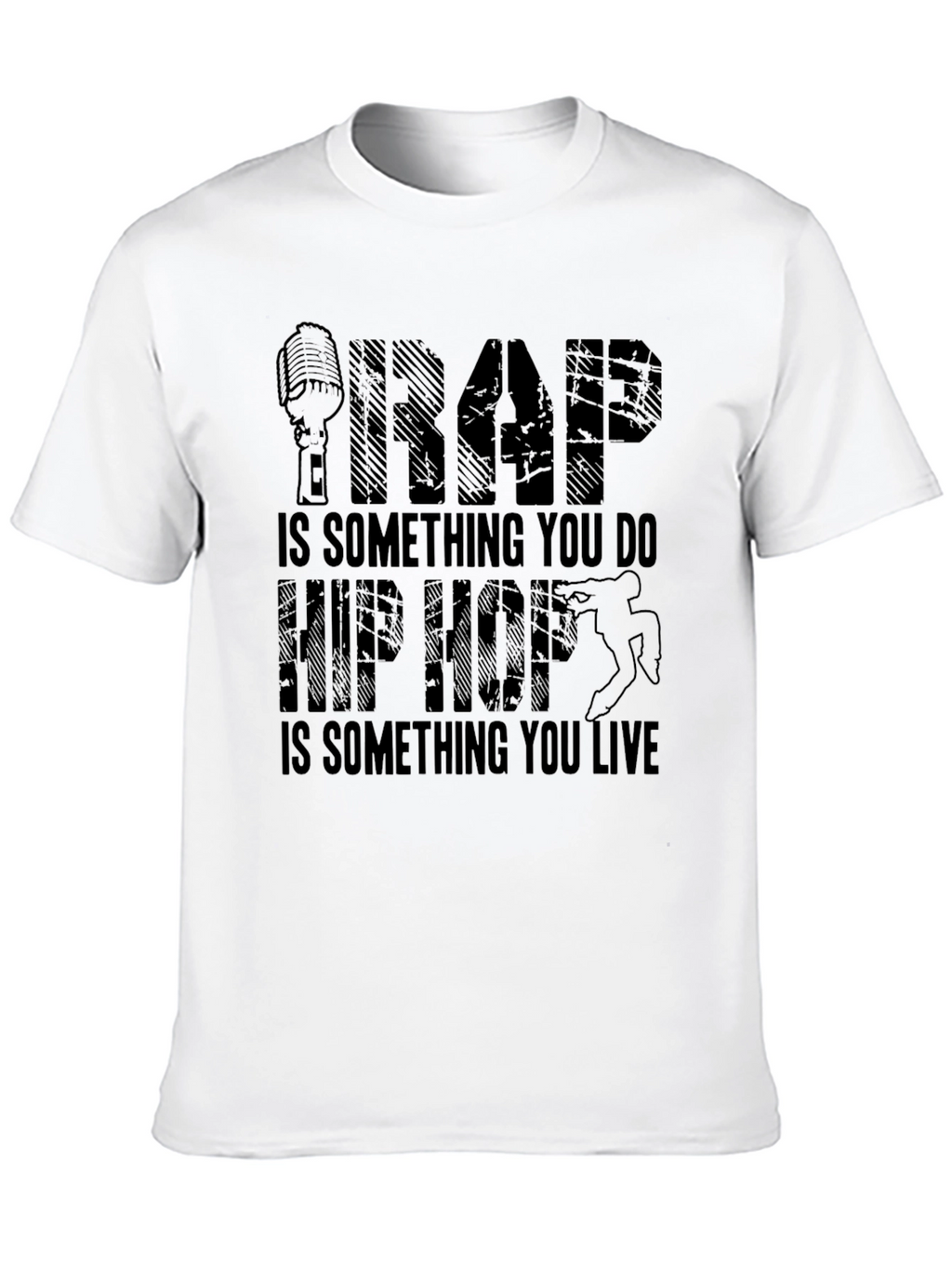 Trap vs Hip Hop Graphic T-Shirt