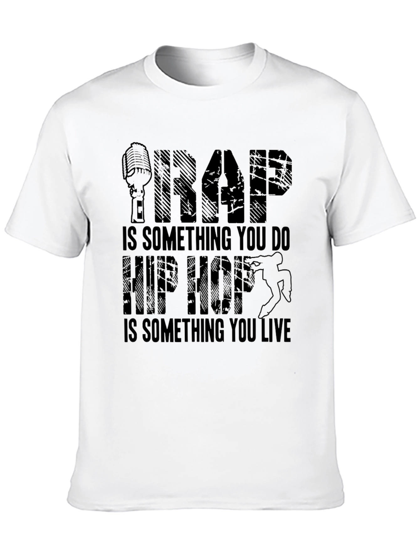 Trap vs Hip Hop Graphic T-Shirt
