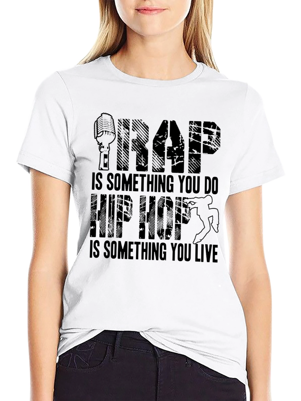 Trap vs Hip Hop Graphic T-Shirt