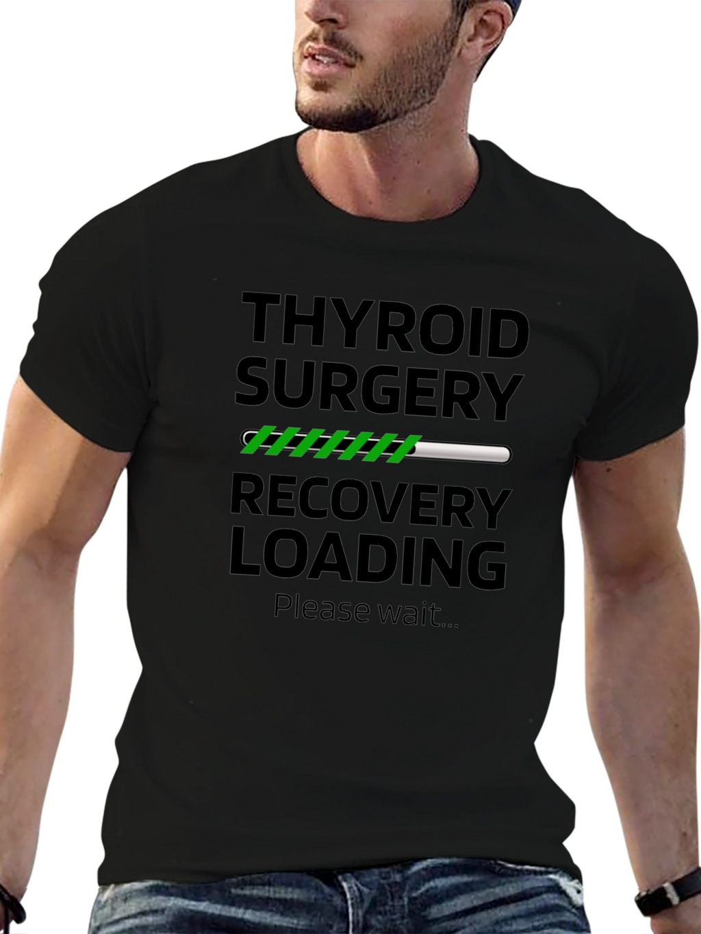 Thyroid Surgery Recovery Loading T-Shirt