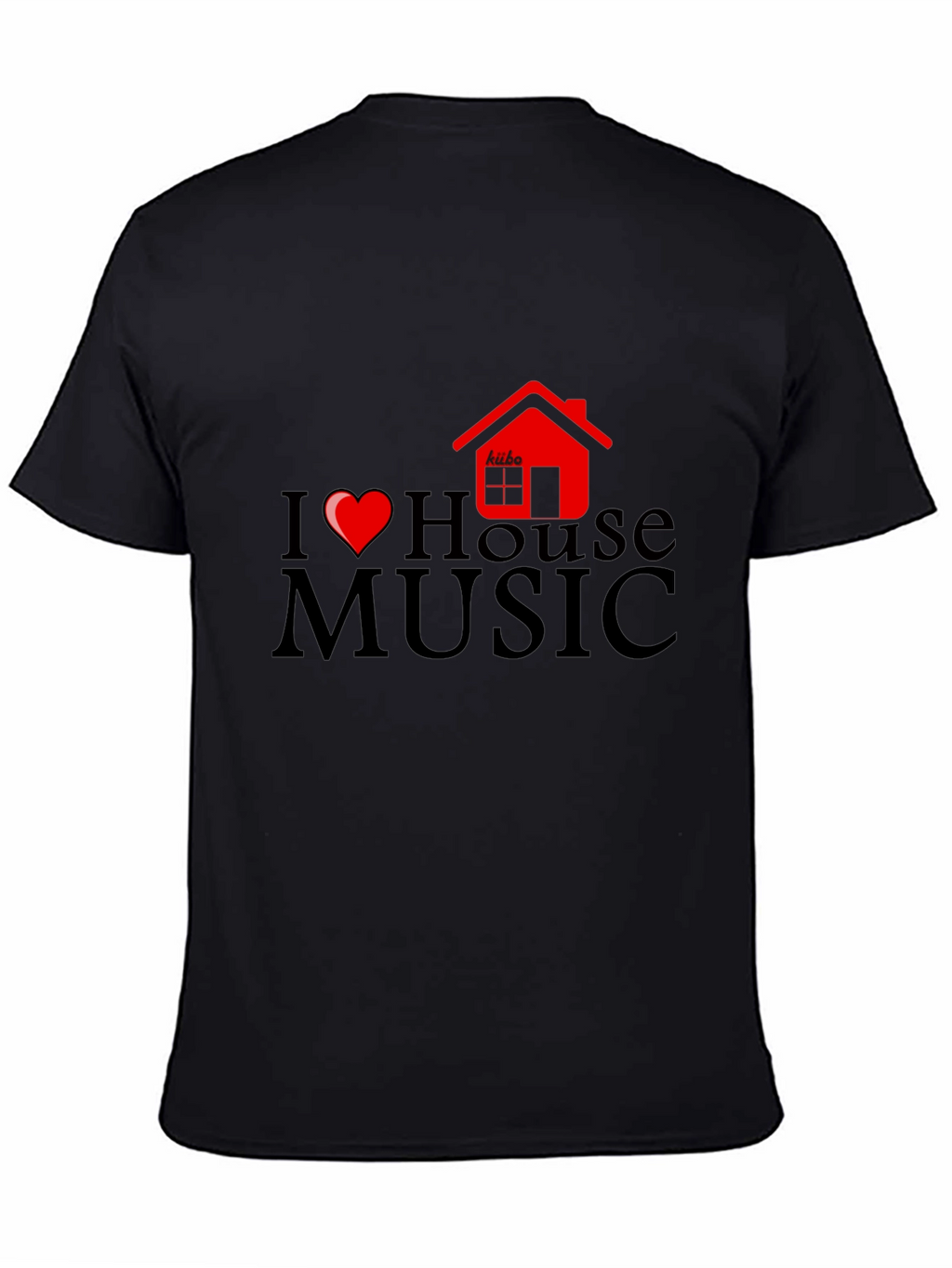 I Love House Music Graphic Tee