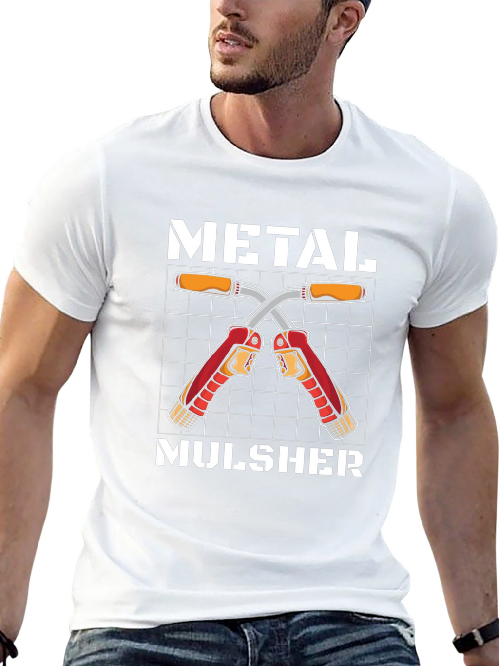 Metal Mulcher T-Shirt - Bold Graphic Tee