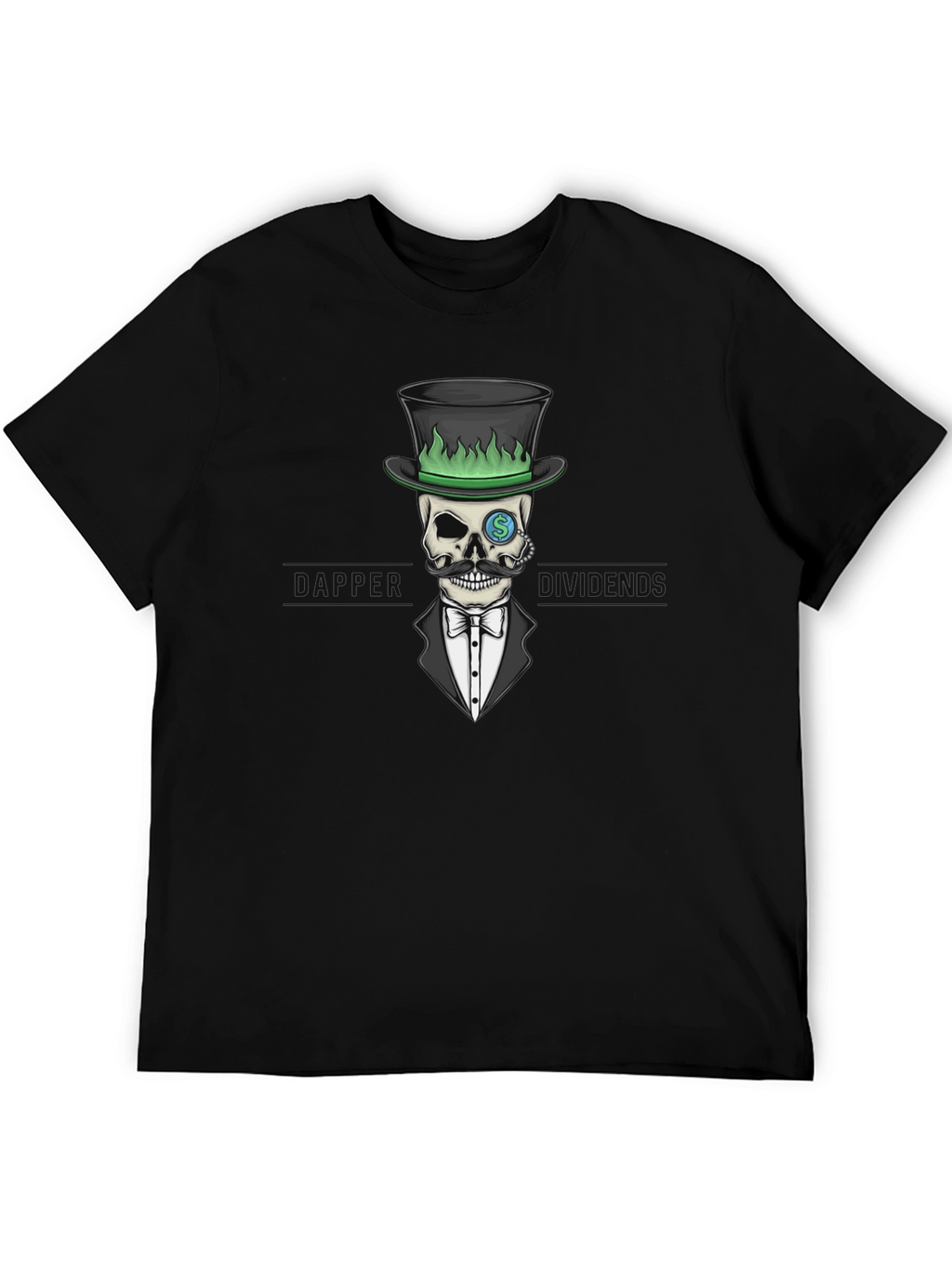 Skull Gentleman Black T-Shirt