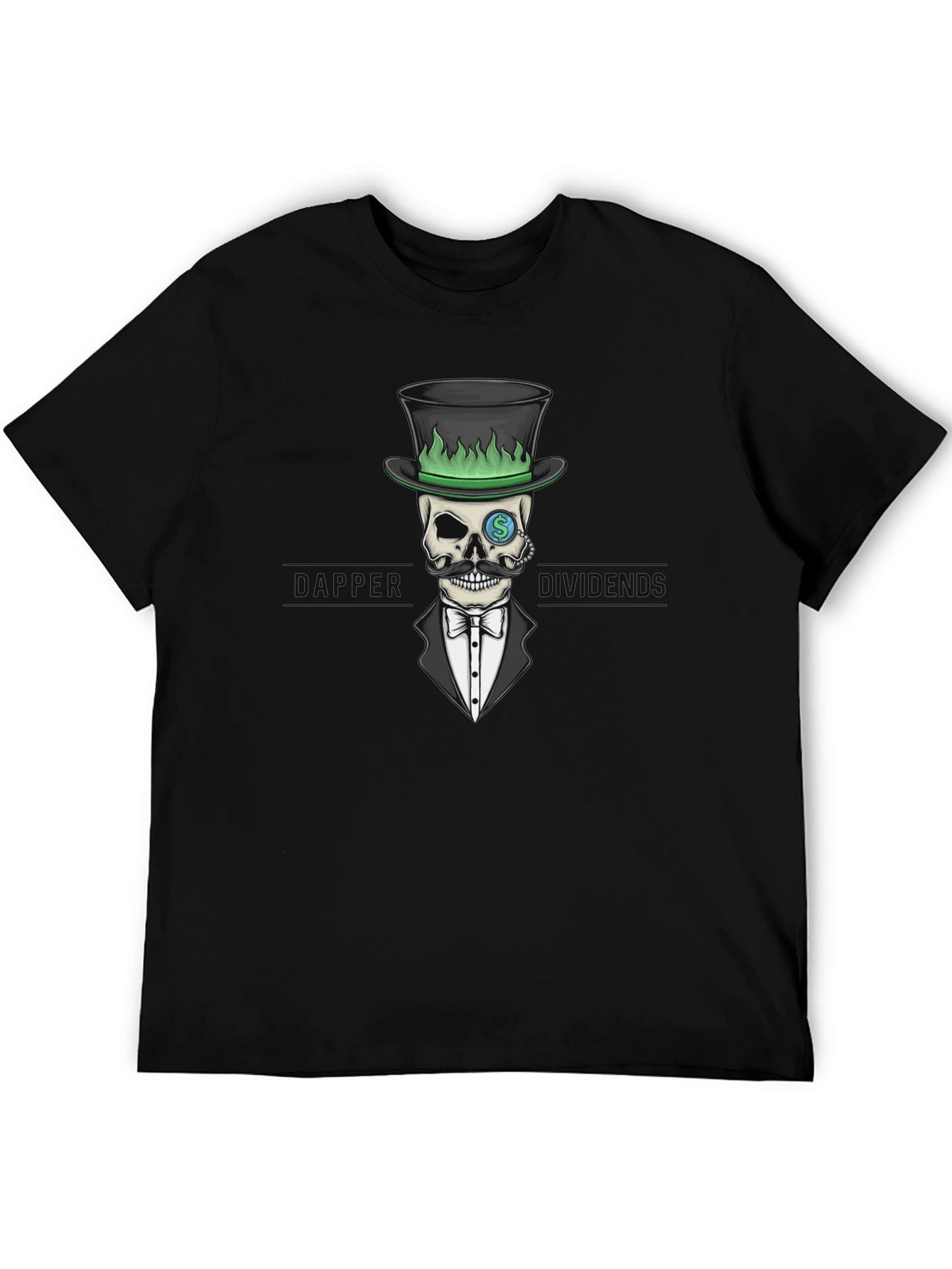 Skull Gentleman Black T-Shirt