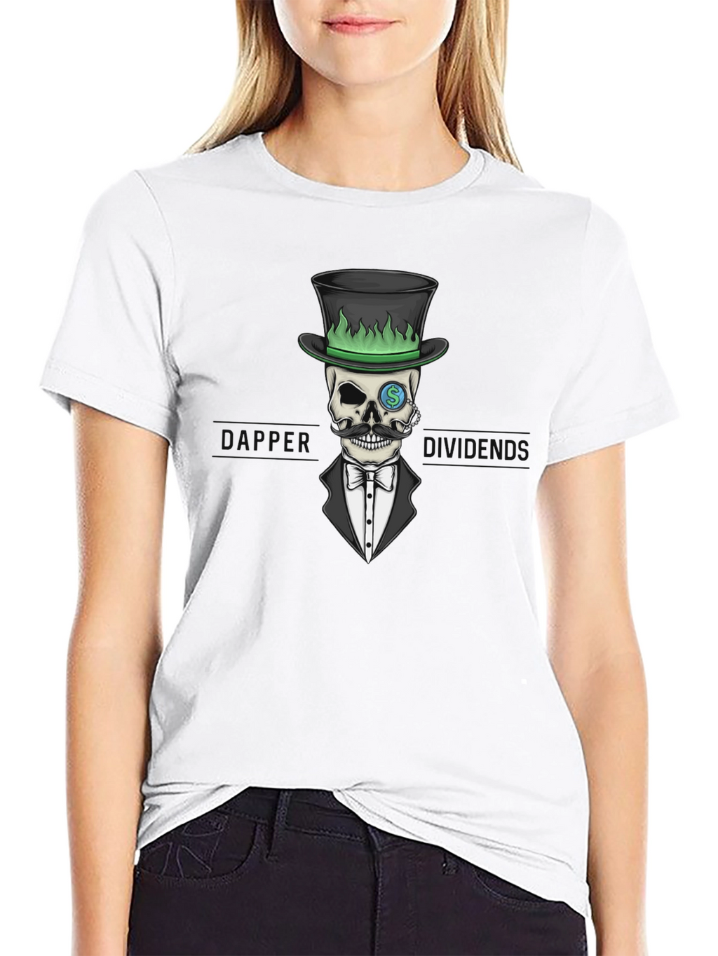 Skull Gentleman Black T-Shirt