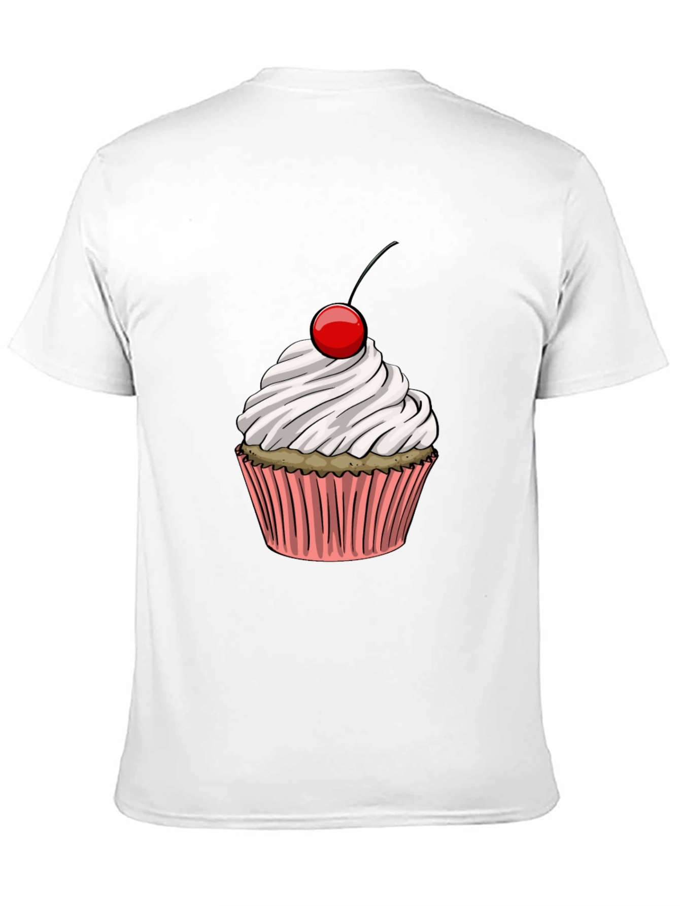 Cupcake Graphic Black T-Shirt