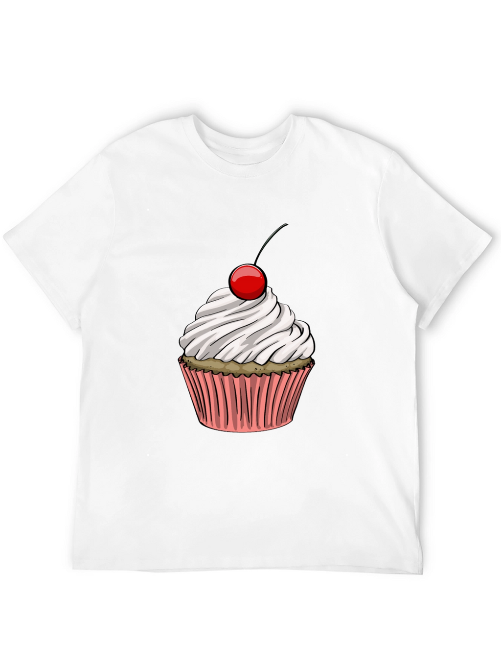 Cupcake Graphic Black T-Shirt