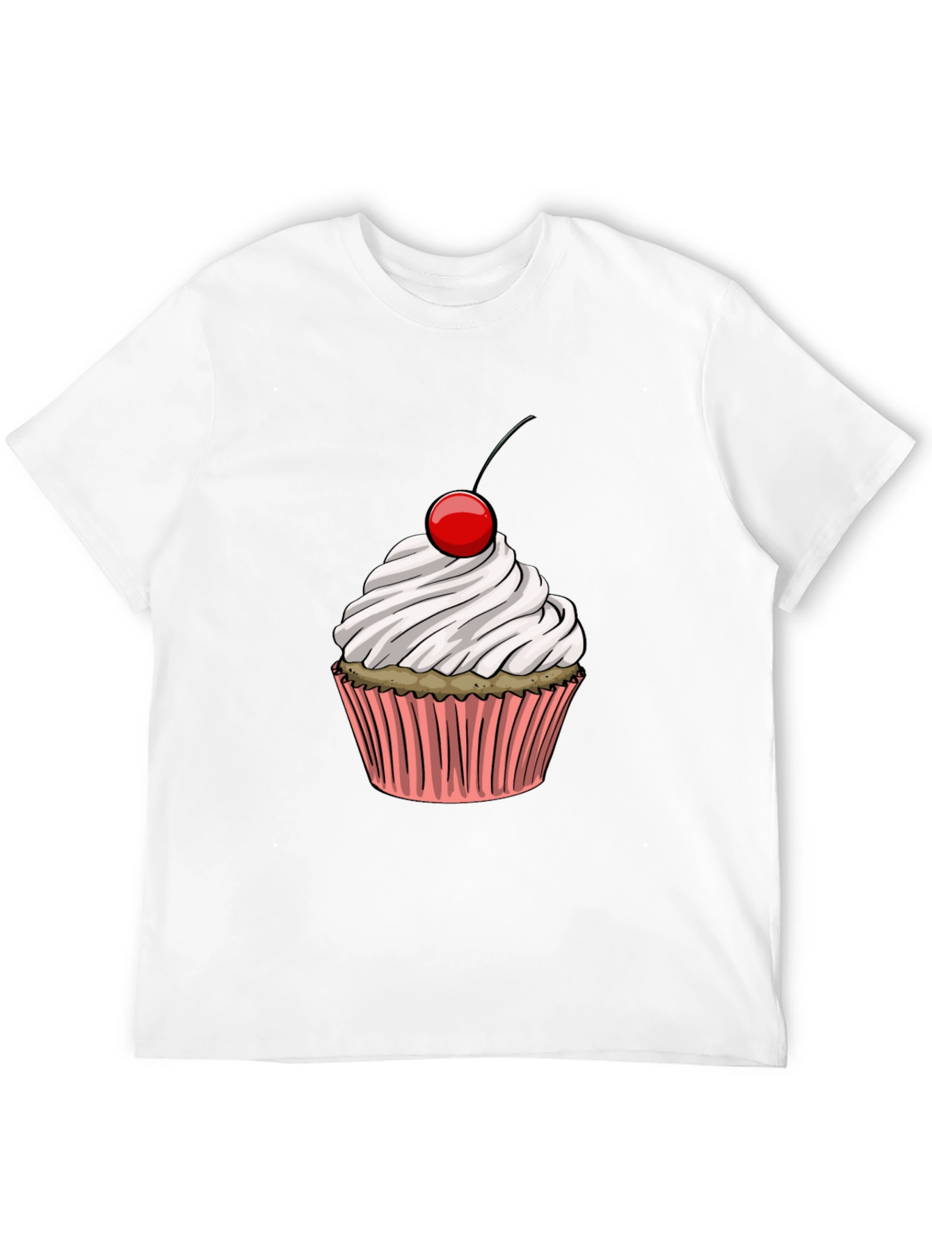 Cupcake Graphic Black T-Shirt