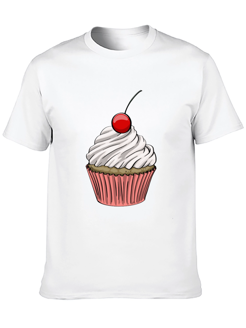 Cupcake Graphic Black T-Shirt