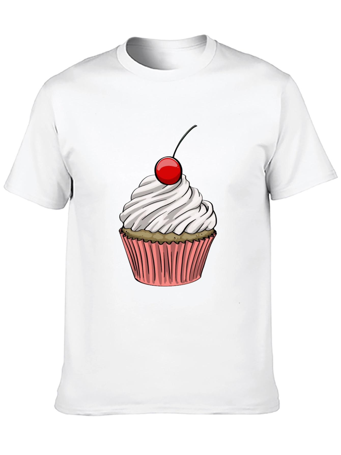 Cupcake Graphic Black T-Shirt