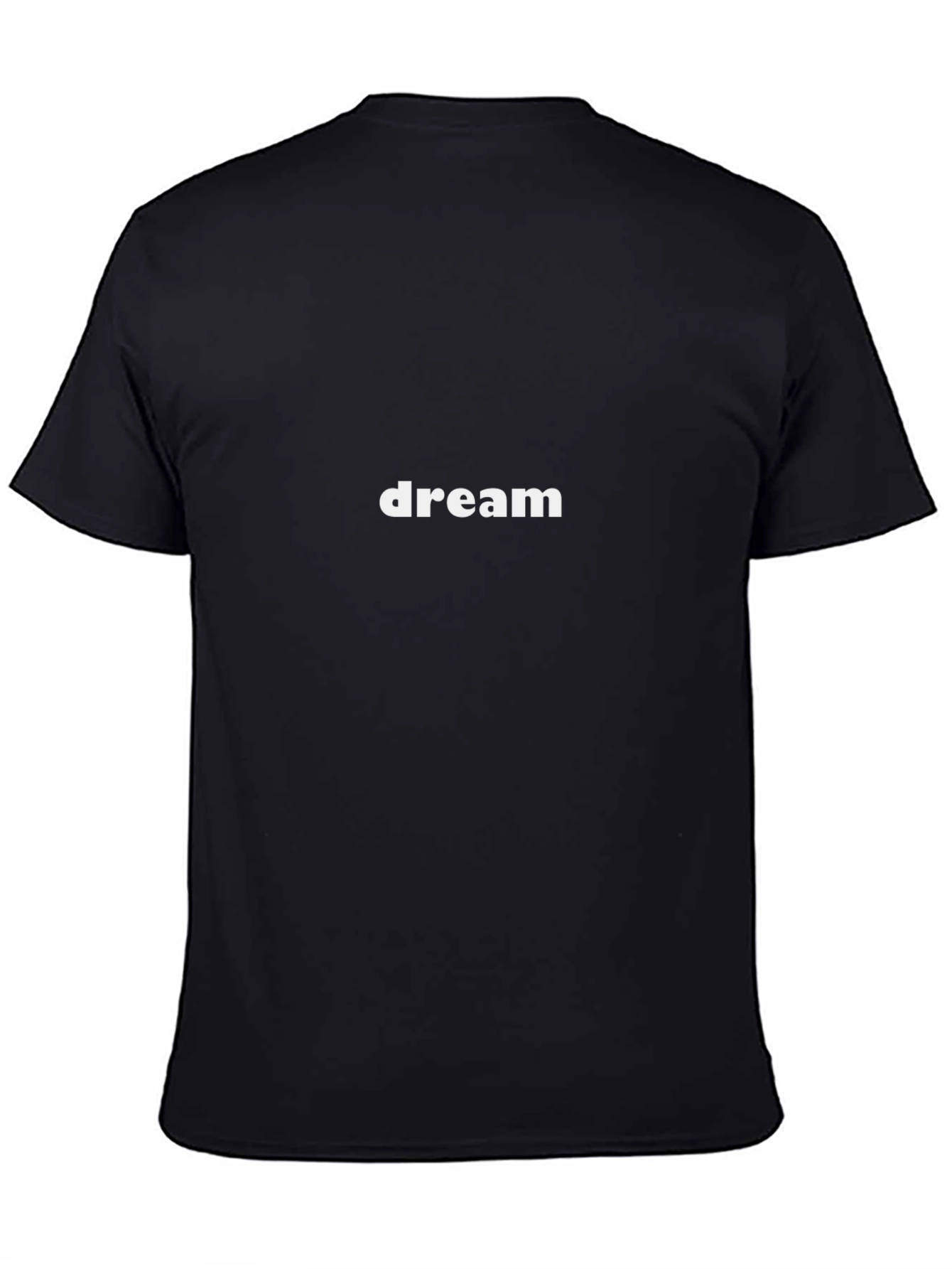 Dream Graphic Black T-Shirt - Casual Comfort
