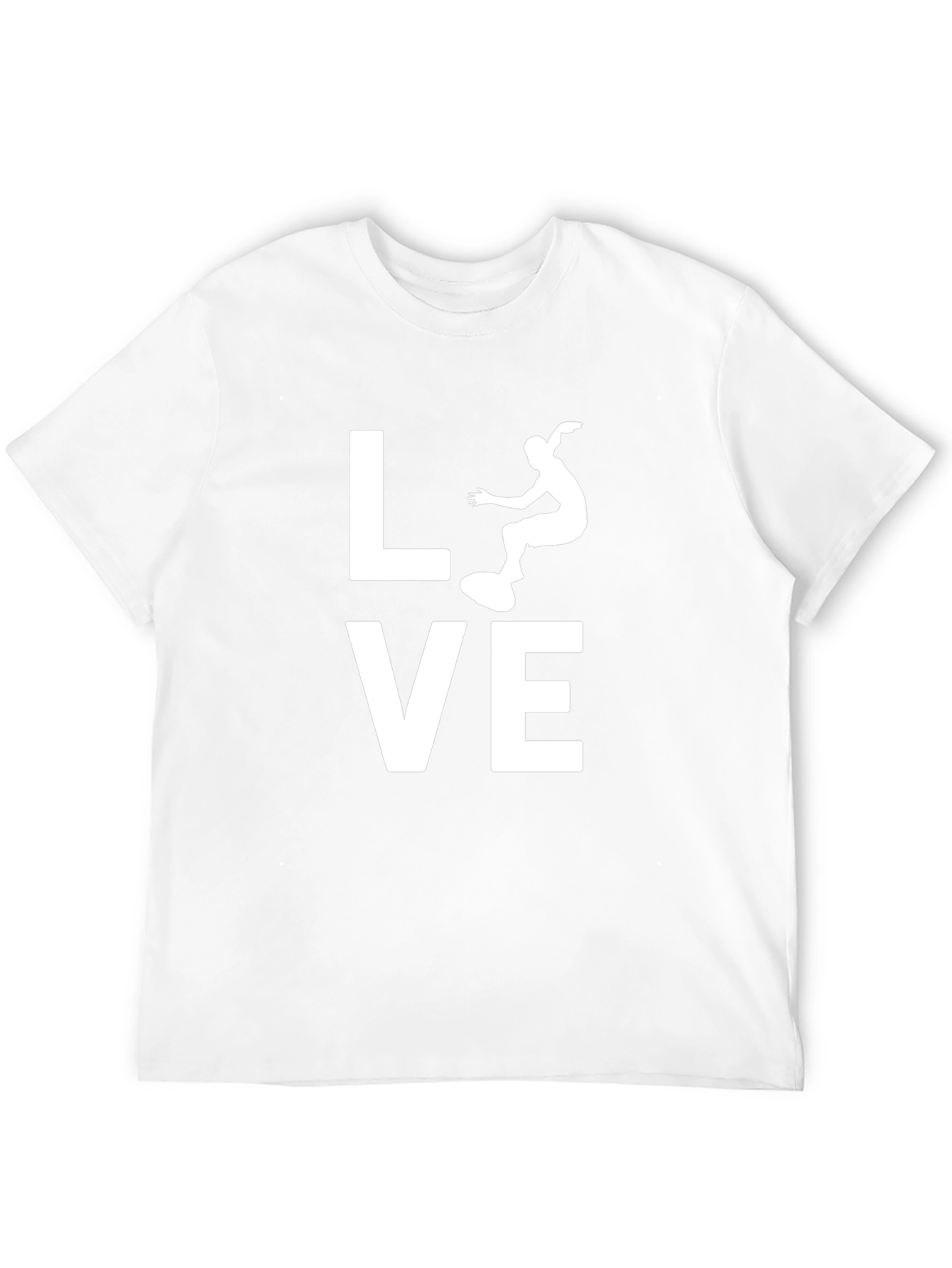 Skateboarding LOVE Graphic T-Shirt - Black Cotton Tee