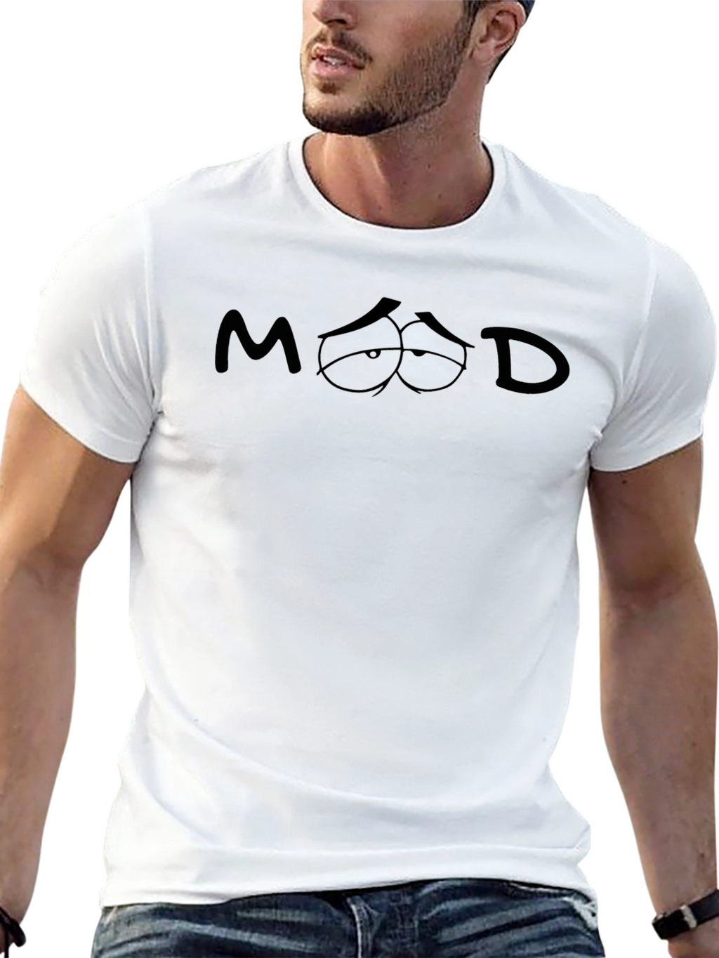 Black Mood Graphic T-Shirt for Men