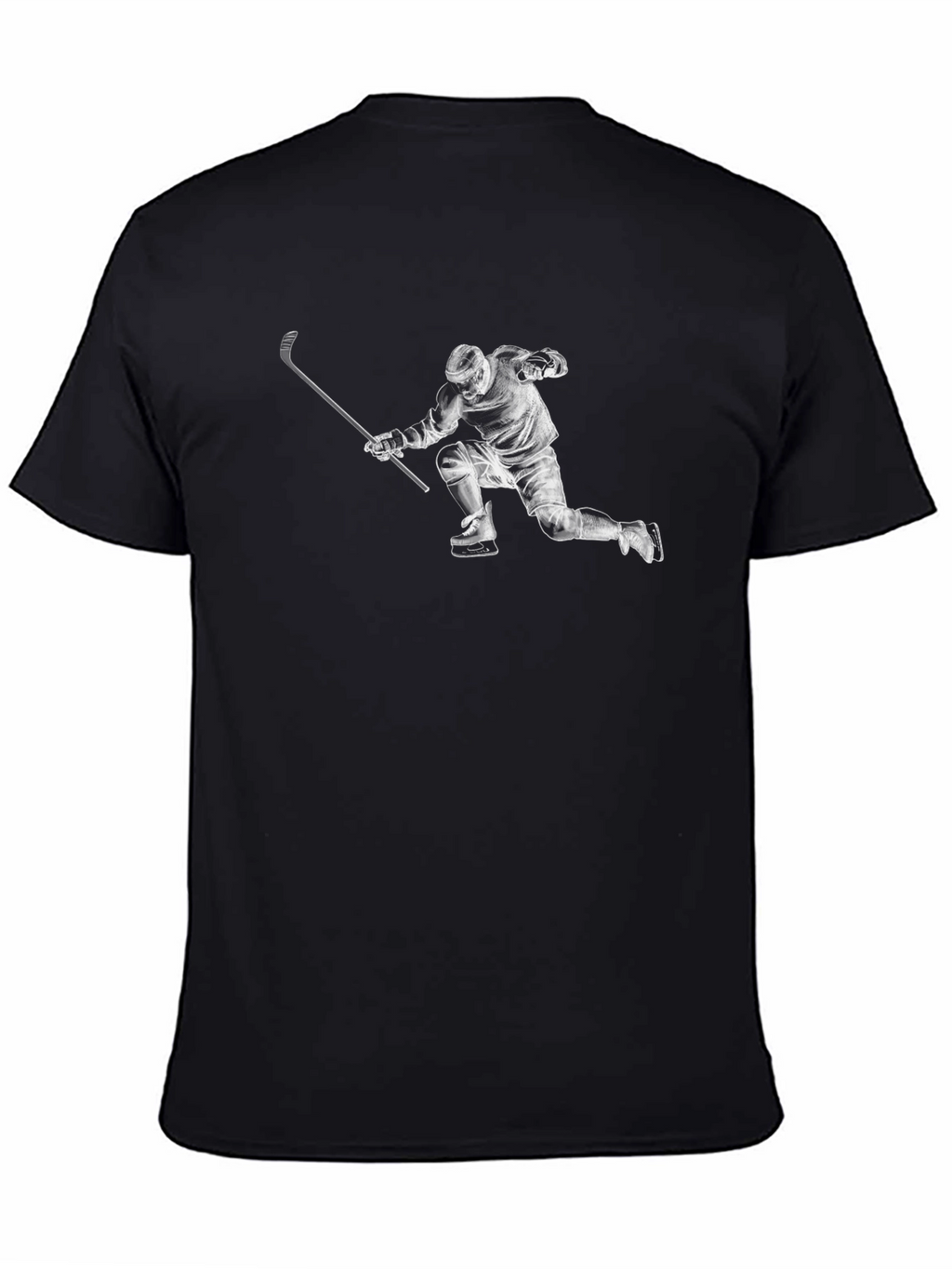 Hockey Player Graphic T-Shirt