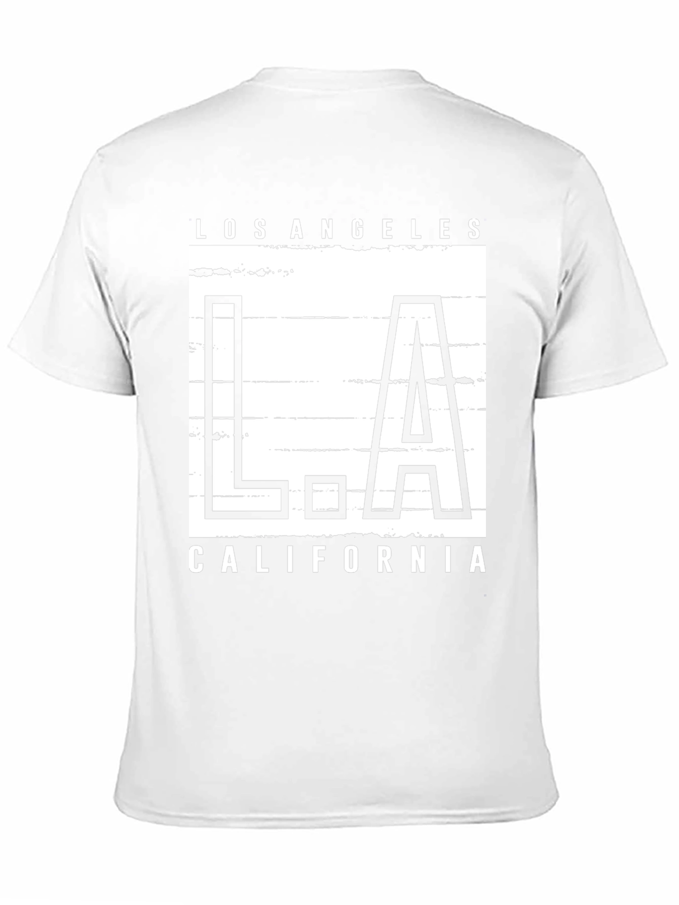 Los Angeles California Graphic Tee - Black