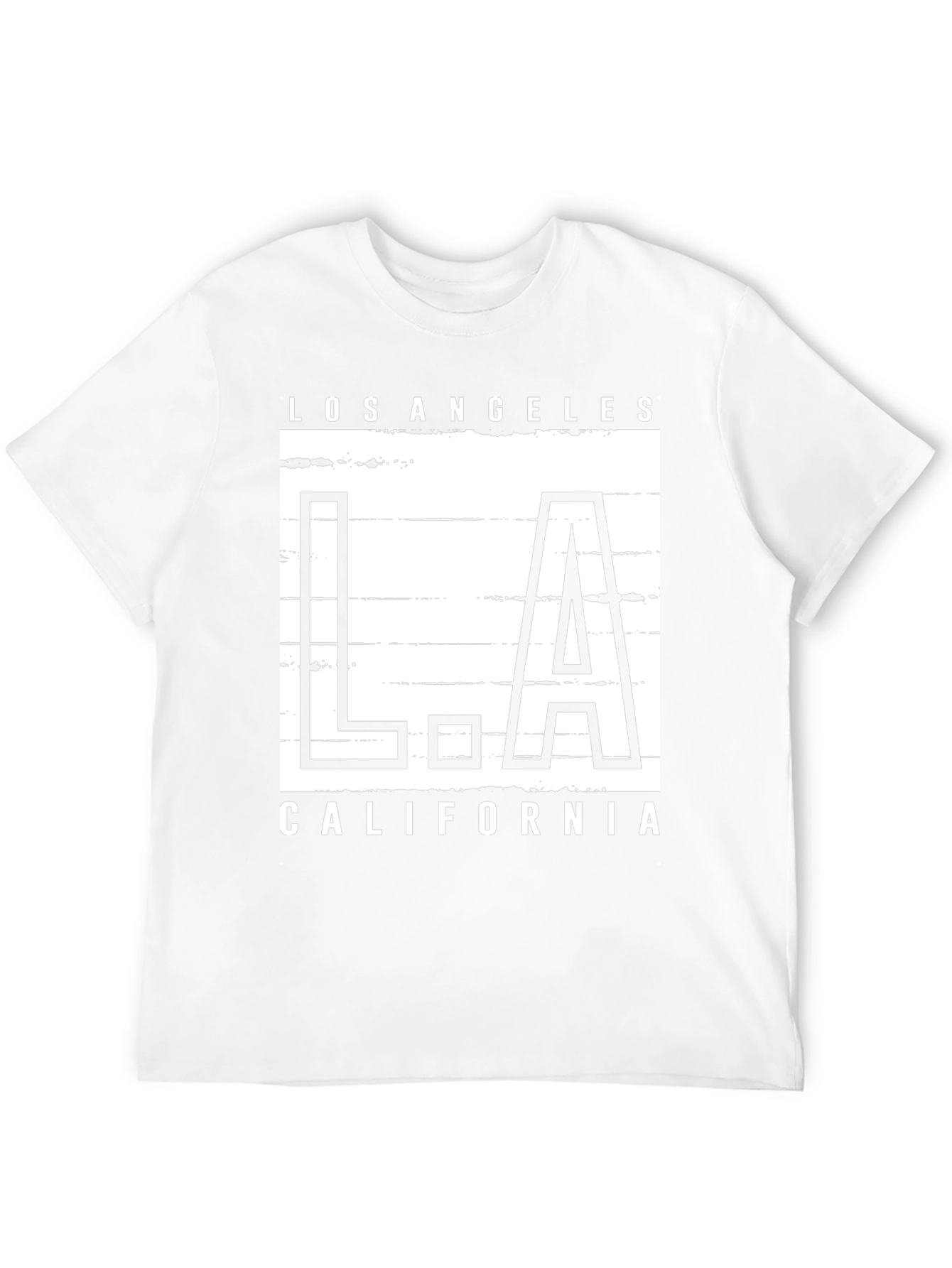Los Angeles California Graphic Tee - Black
