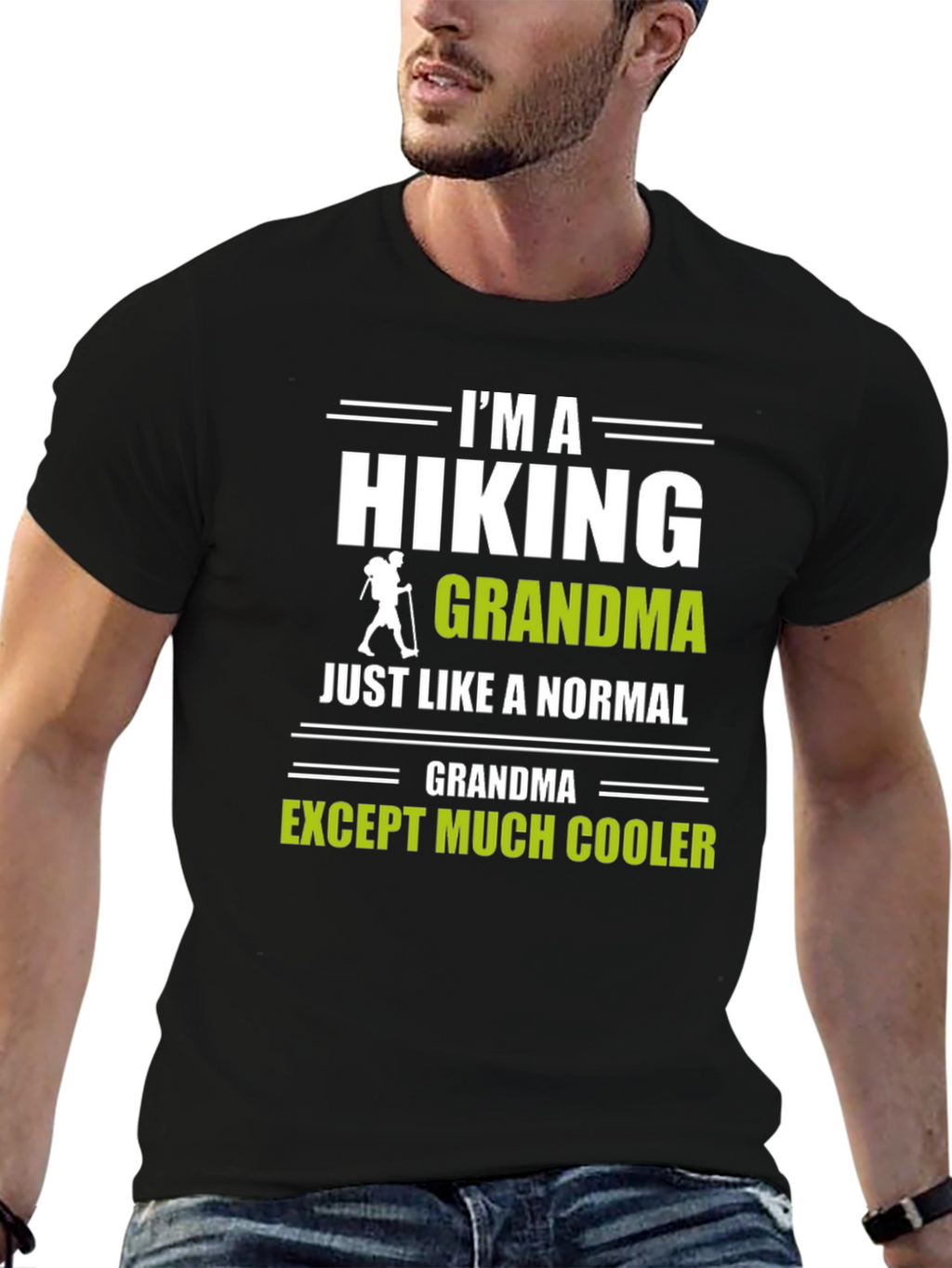Hiking Grandma T-Shirt - Cool Hiker Graphic Tee