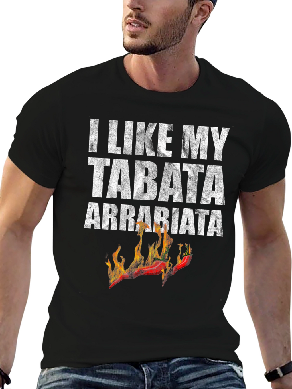 I Like My Tabata Arrabbiata Funny Workout T-Shirt