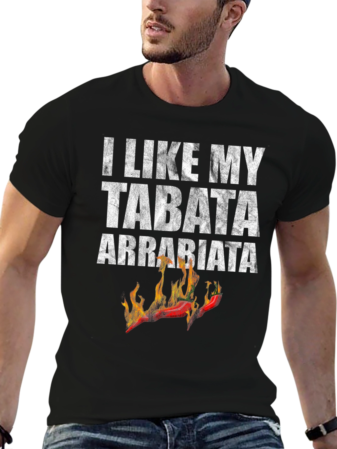 I Like My Tabata Arrabbiata Funny Workout T-Shirt