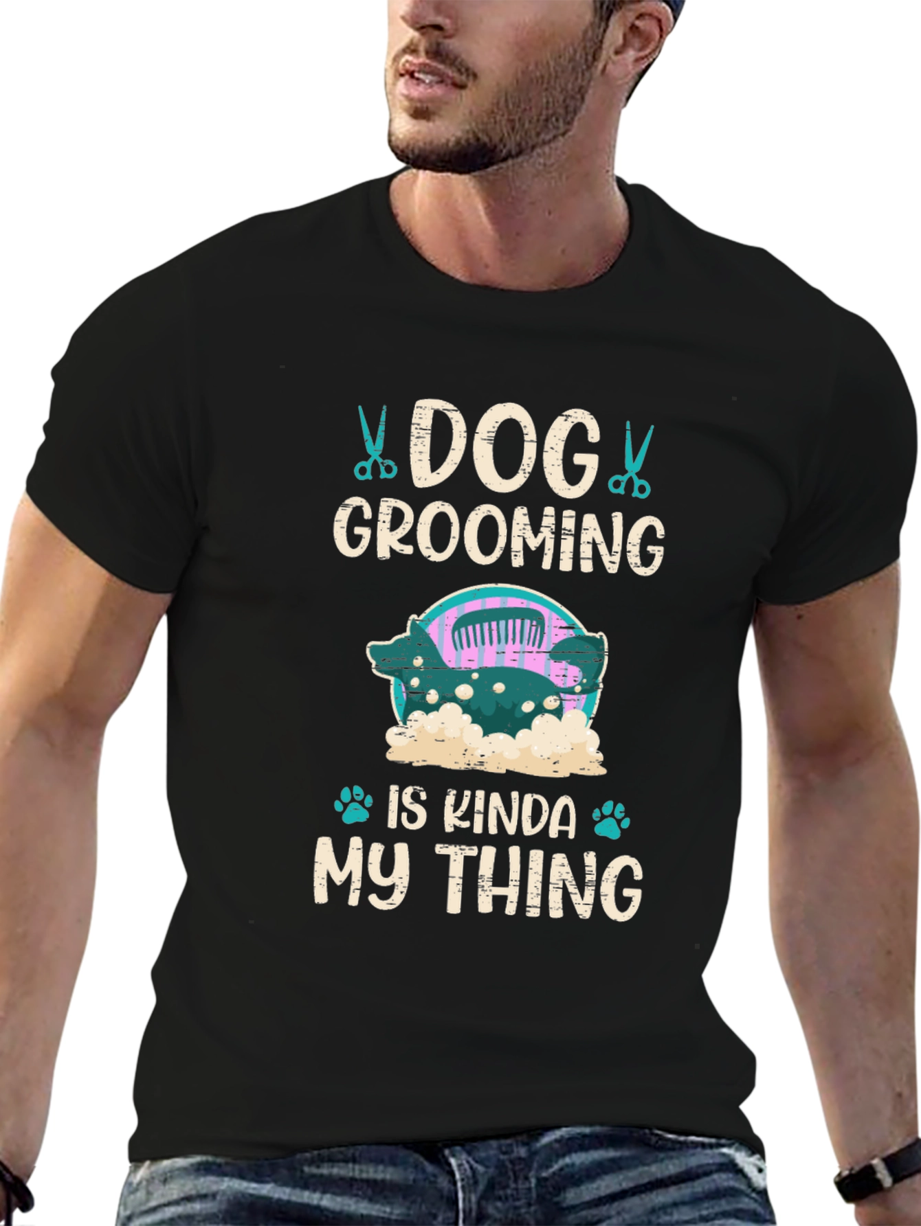 Dog Grooming T-Shirt - Pet Groomer Gift