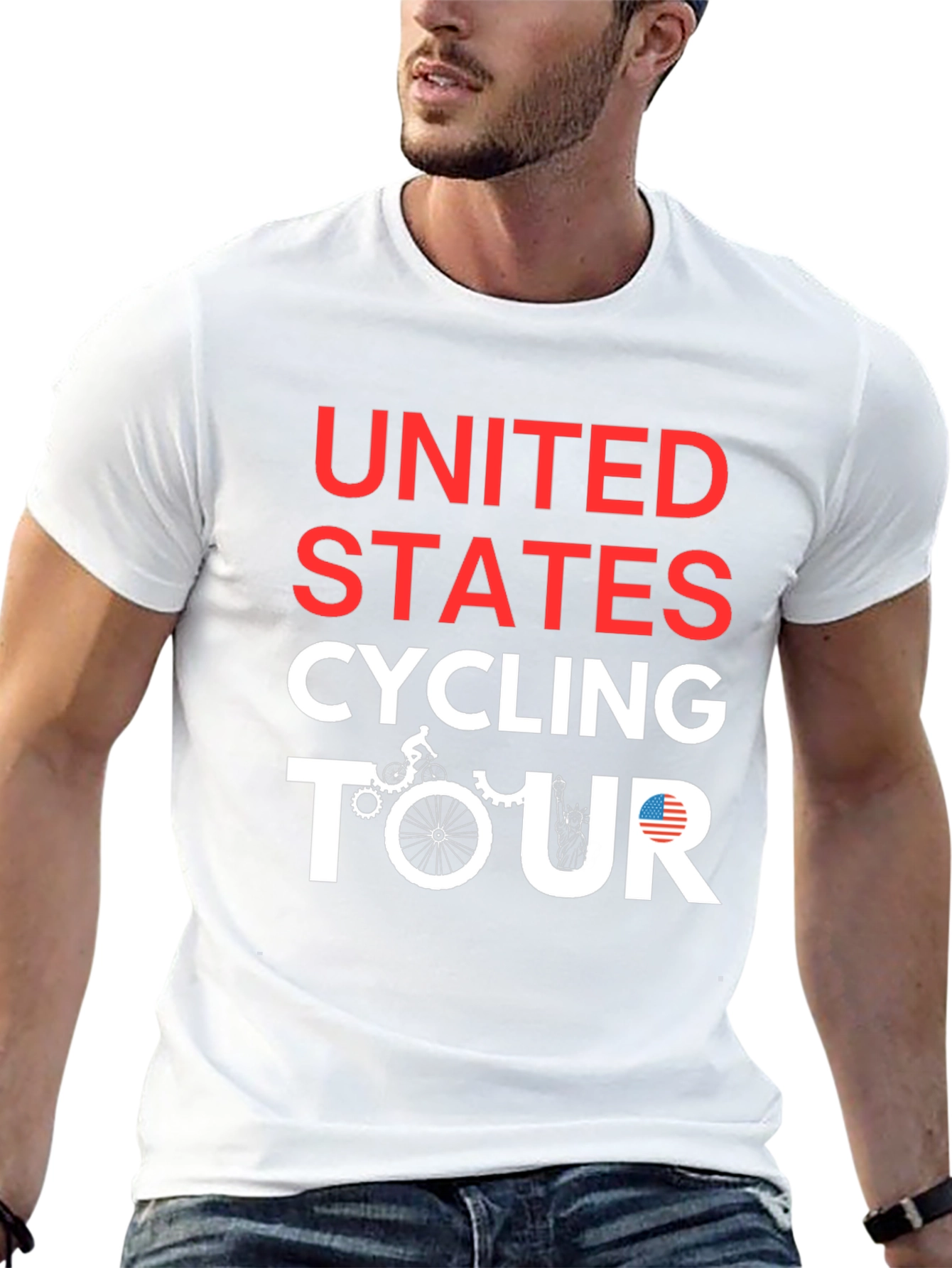 United States Cycling Tour T-Shirt