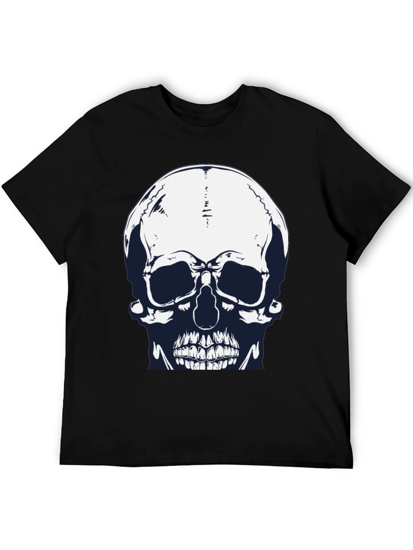 Skull Graphic Tee - Mens Black T-Shirt