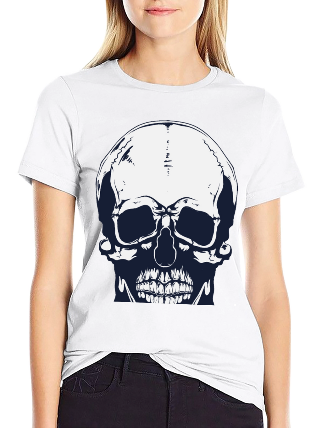 Skull Graphic Tee - Mens Black T-Shirt