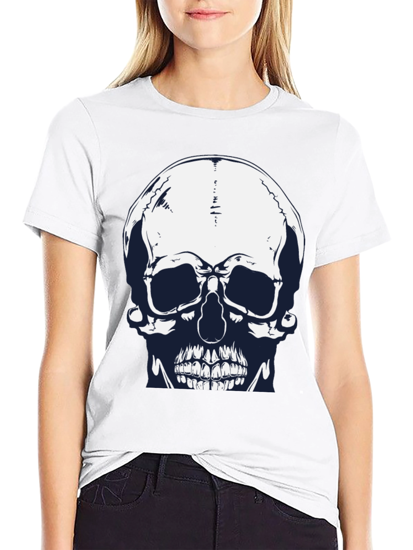 Skull Graphic Tee - Mens Black T-Shirt
