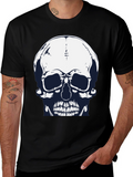 Skull Graphic Tee - Mens Black T-Shirt