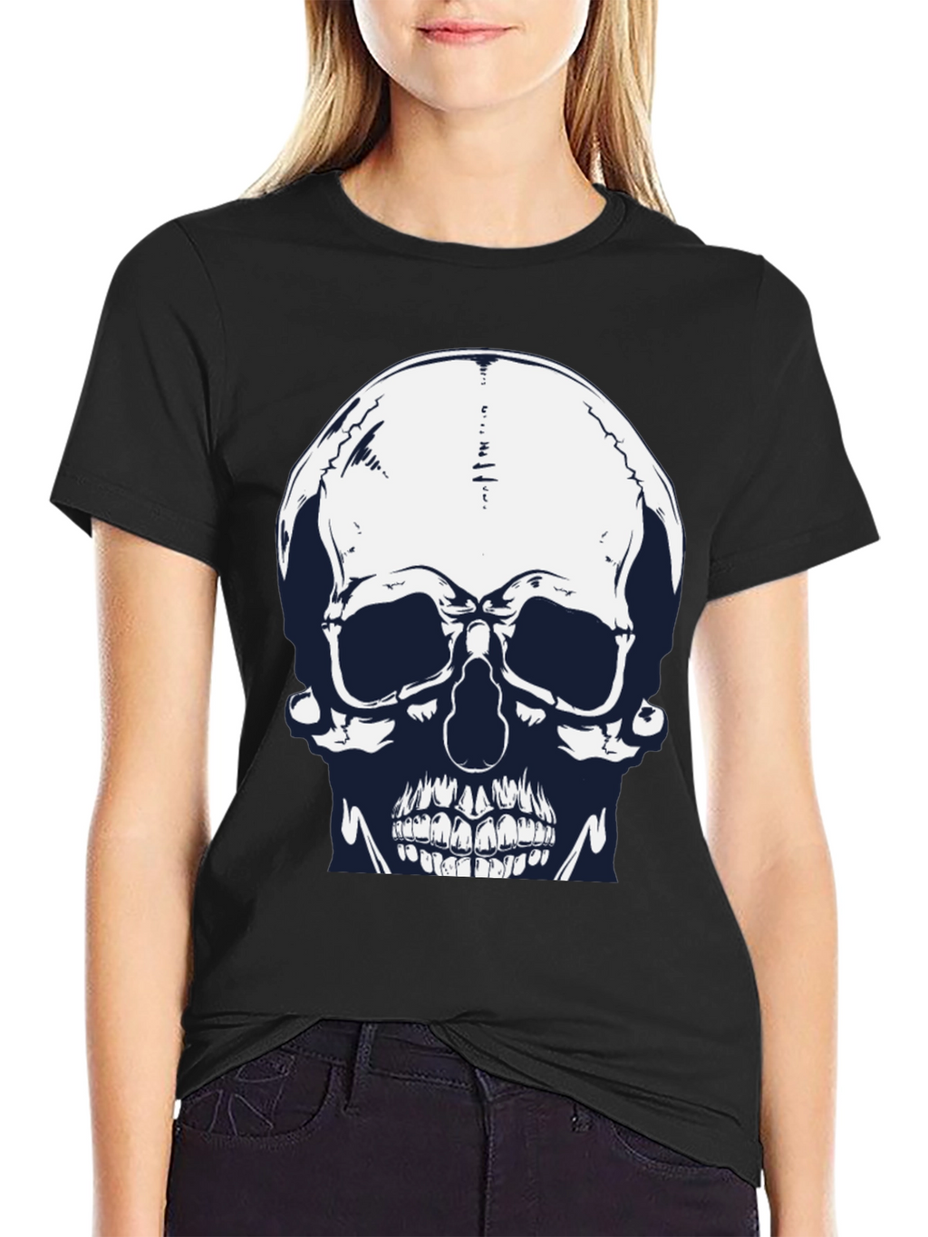 Skull Graphic Tee - Mens Black T-Shirt