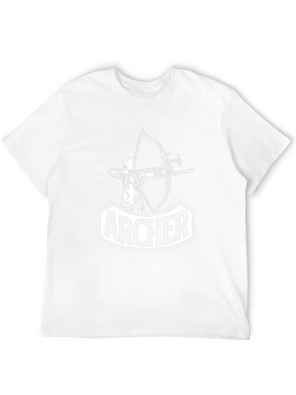 Archer Graphic Tee - Black Cotton T-Shirt