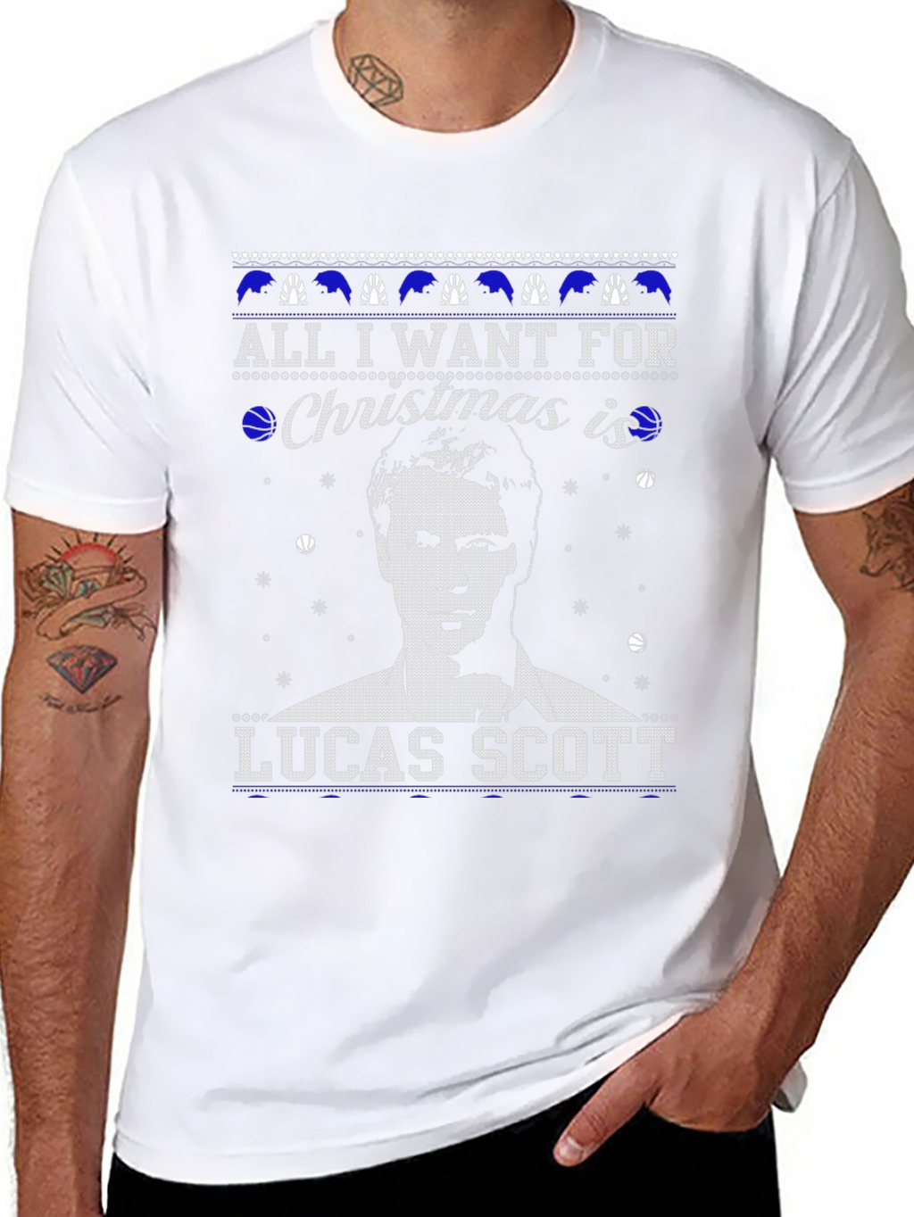 Lucas Scott Christmas T-Shirt - Holiday Gift