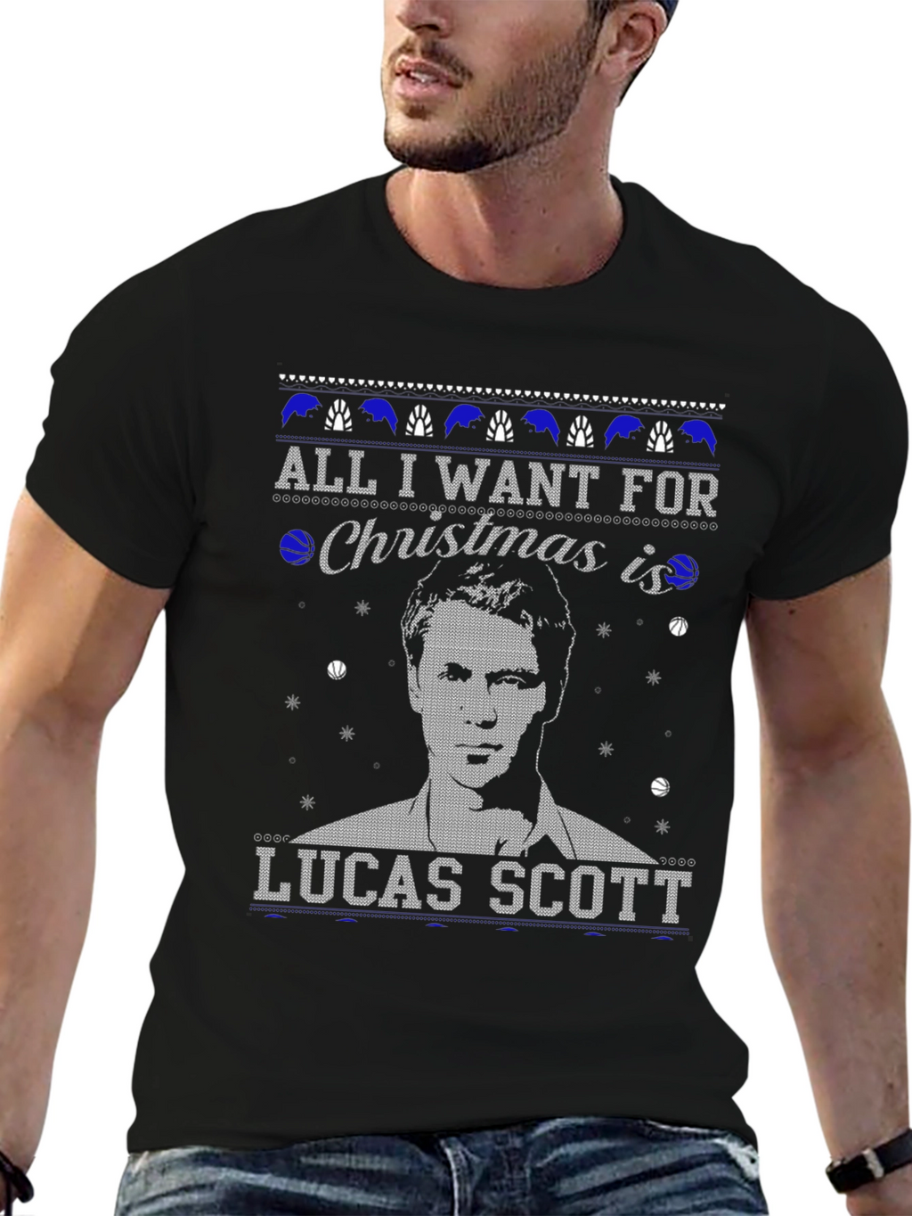 Lucas Scott Christmas T-Shirt - Holiday Gift