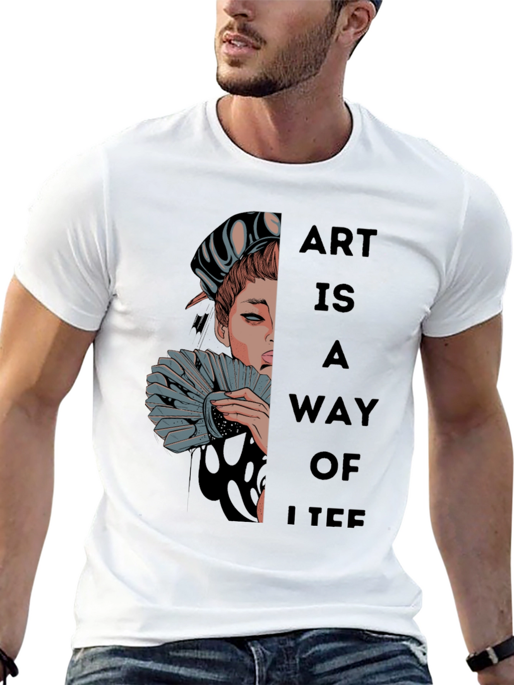 Art Is A Way Of Life Graphic Tee