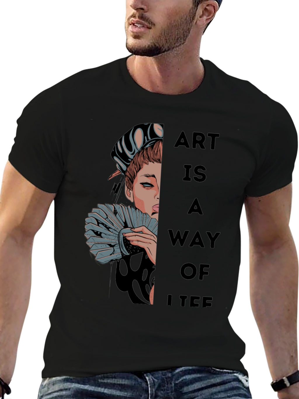 Art Is A Way Of Life Graphic Tee