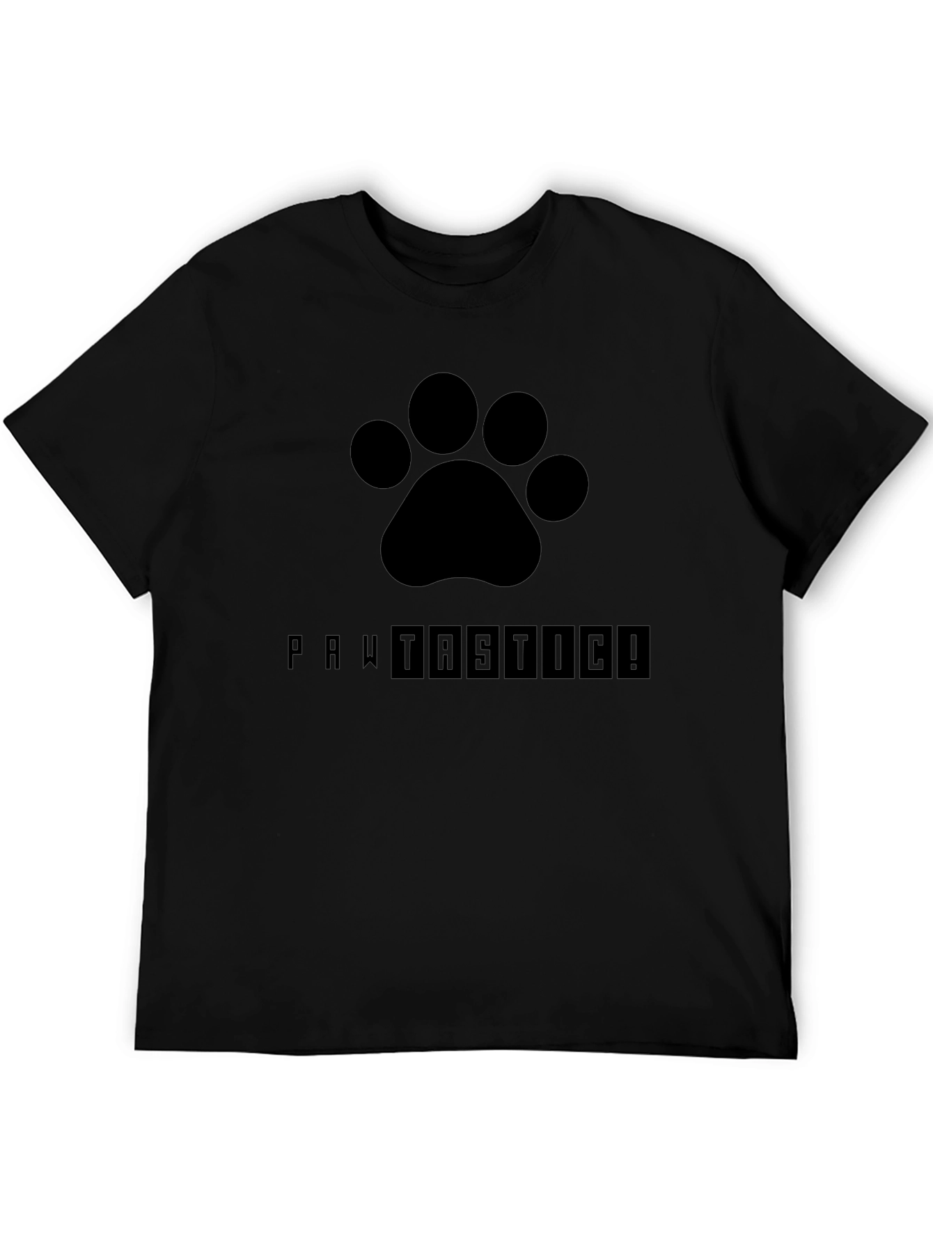 Pawtastic Black T-Shirt
