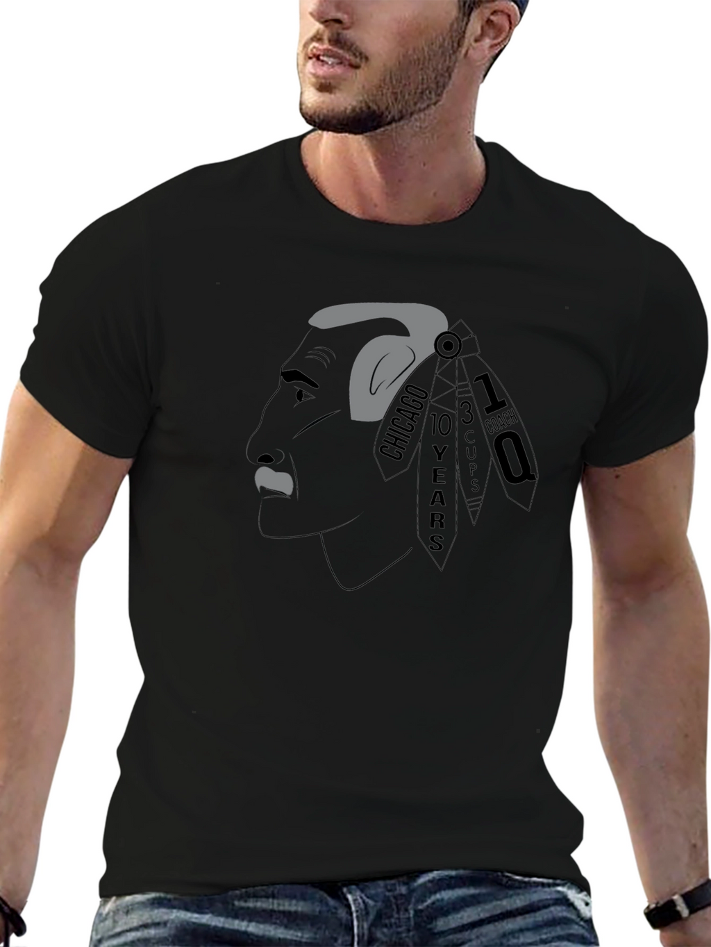 Chicago Hockey T-Shirt: Blackhawks Tribute Design