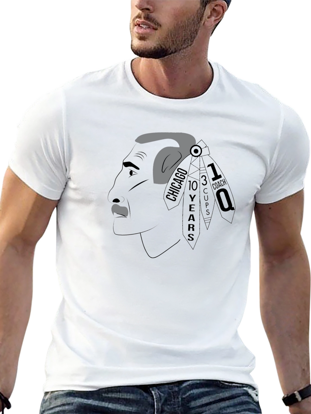 Chicago Hockey T-Shirt: Blackhawks Tribute Design