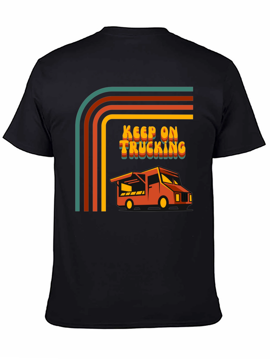 Keep on Trucking Retro Graphic Tee