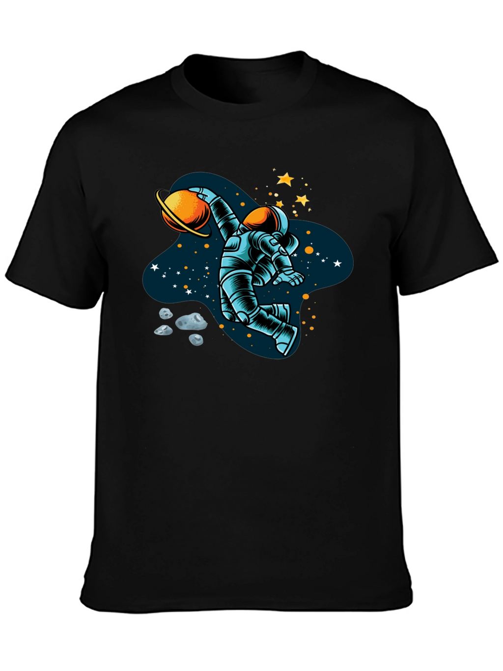 Astronaut Planet Dunk Graphic T-Shirt