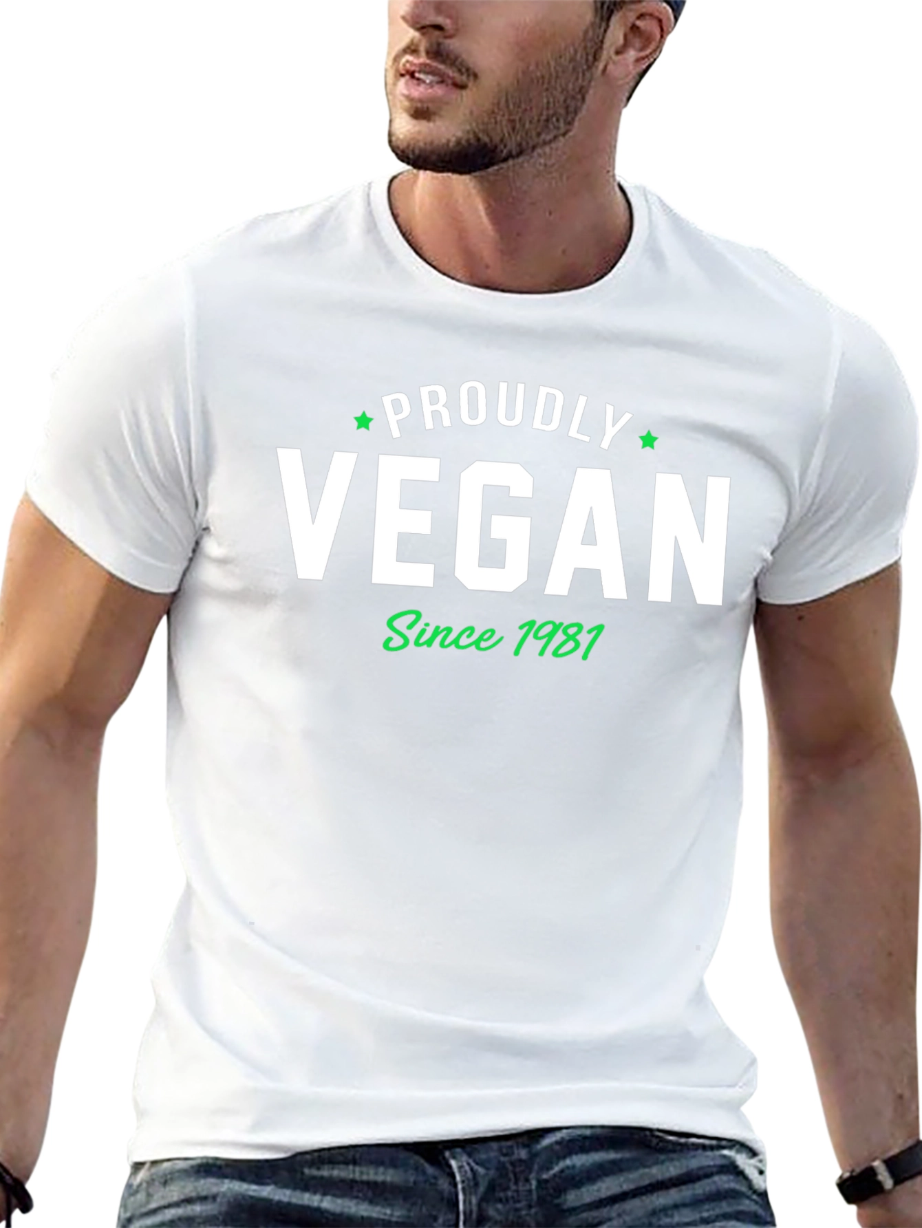 Proudly Vegan Since 1981 Graphic Tee