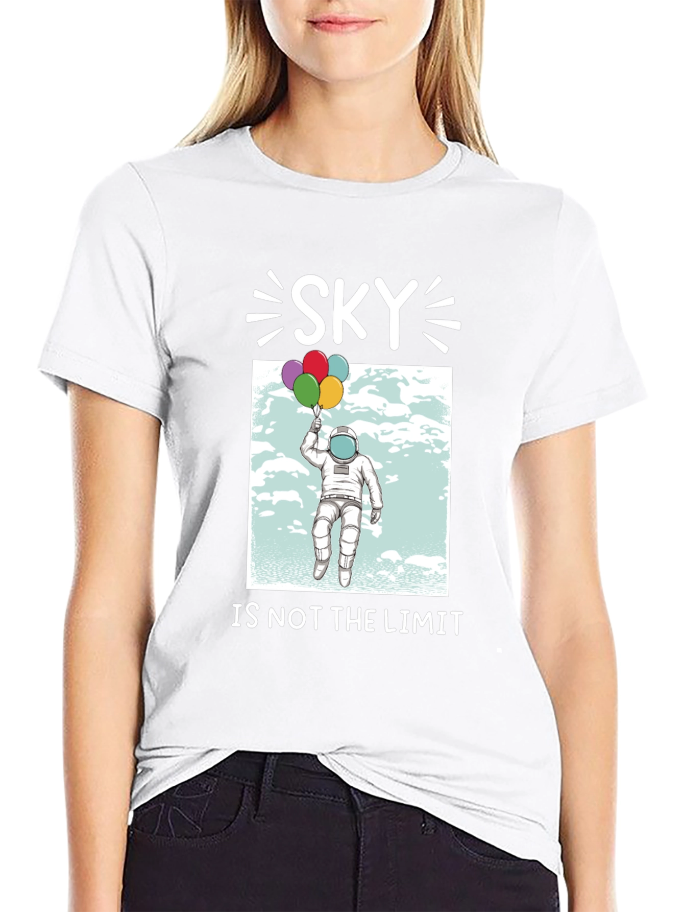 Sky is Not the Limit Astronaut T-Shirt